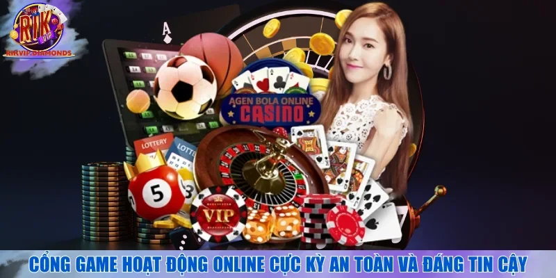 Cổng game hoạt động online cực kỳ an toàn và đáng tin cậy