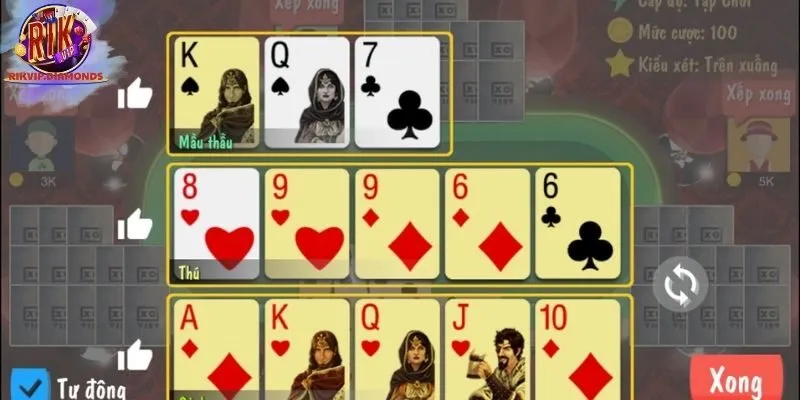 Phân Cấp Các Bộ Bài Trong Mậu Binh