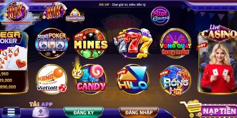 Trải nghiệm người chơi tại RIKVIP